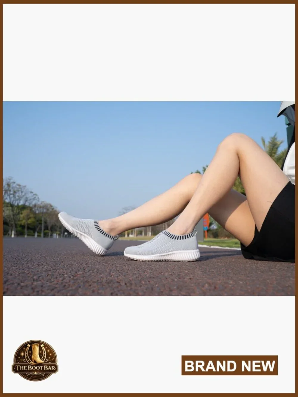 Slip On Walking Sneakers Breathable Mesh Lightweight Casual Shoes